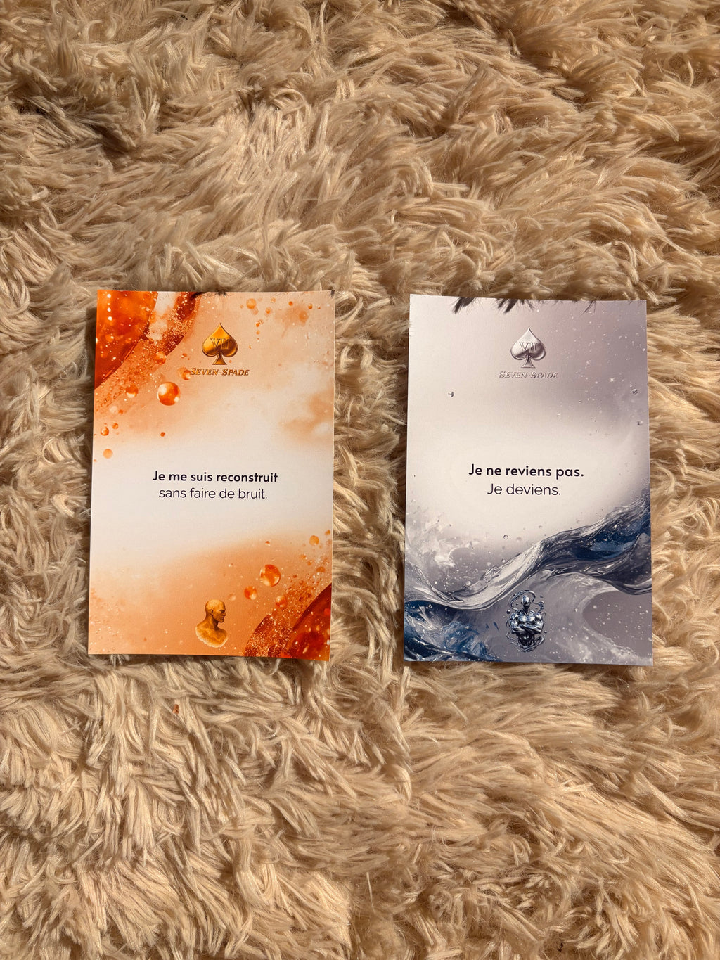 Pack 2 Affiches avec ou sans Cadre Reconstruction— Édition Premium Gold & Chrome — Seven Mind