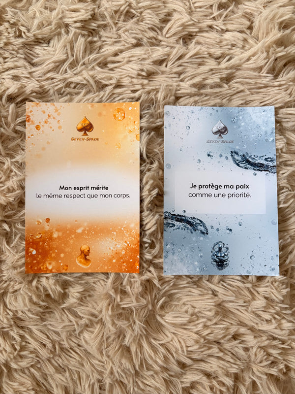 Pack 2 Affiches avec ou sans Cadre Santé Mentale — Édition Premium Gold & Chrome — Seven Mind