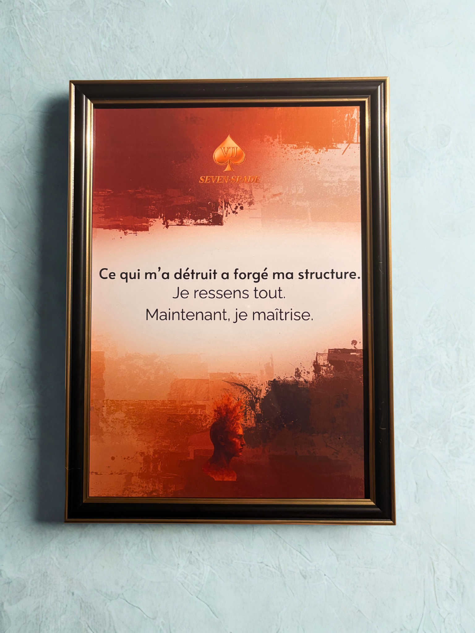 Affiche santé mentale Avec ou Sans Cadre– décoration murale inspirante