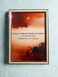 Affiche santé mentale Avec ou Sans Cadre– décoration murale inspirante