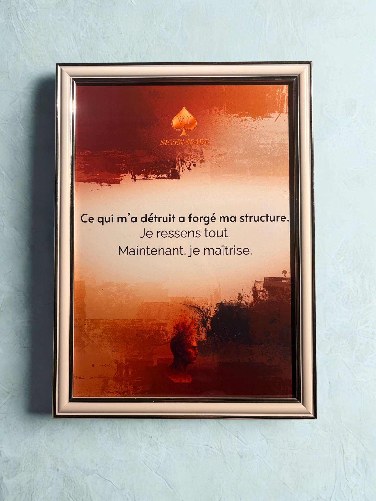 Affiche santé mentale Avec ou Sans Cadre– décoration murale inspirante