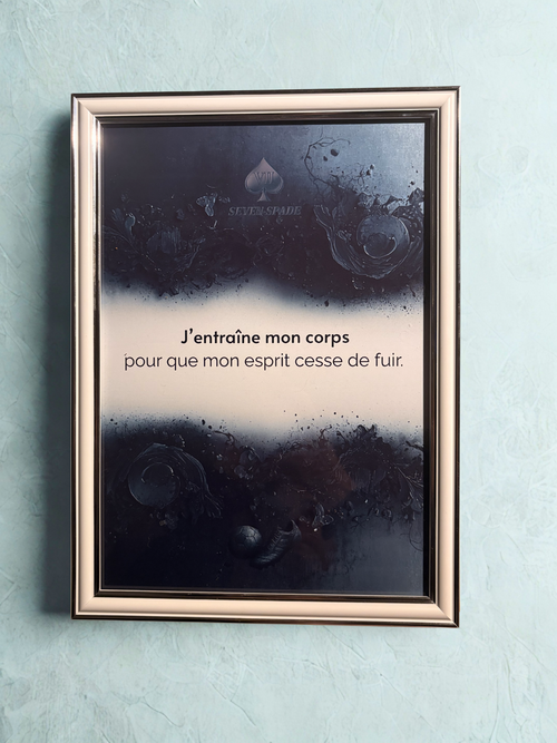 Affiche sport motivation Avec ou Sans Cadre– décoration murale fitness et mental