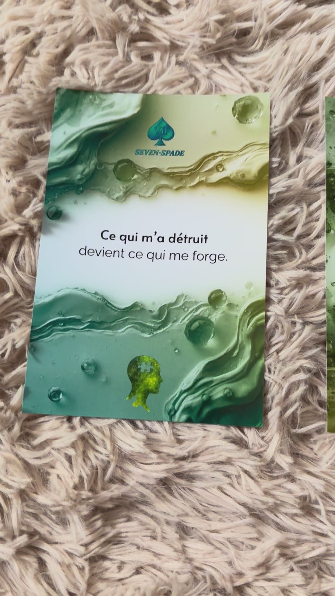 Lot de 4 Affiches avec ou sans cadres Noir ou Blanc reconstruction – décoration murale bien-être et évolution